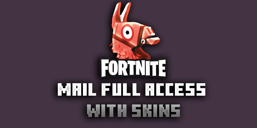 Buy Cheap Fortnite Mail Full Access Accounts With Skins