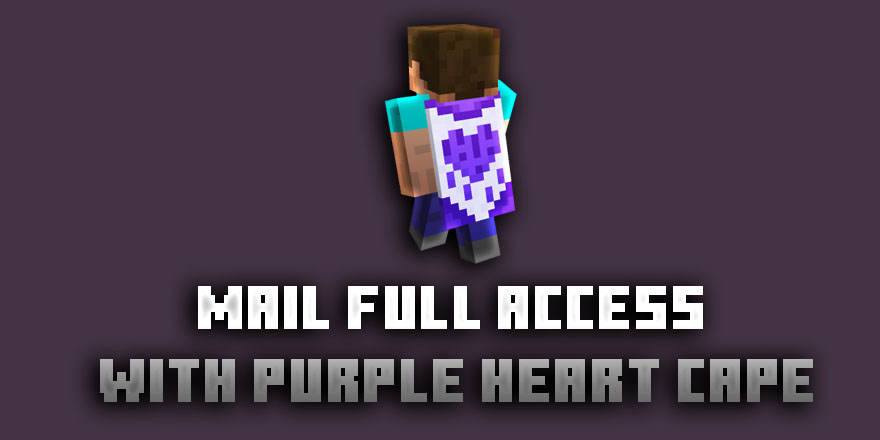 Buy Cheap Minecraft Purple heart Cape